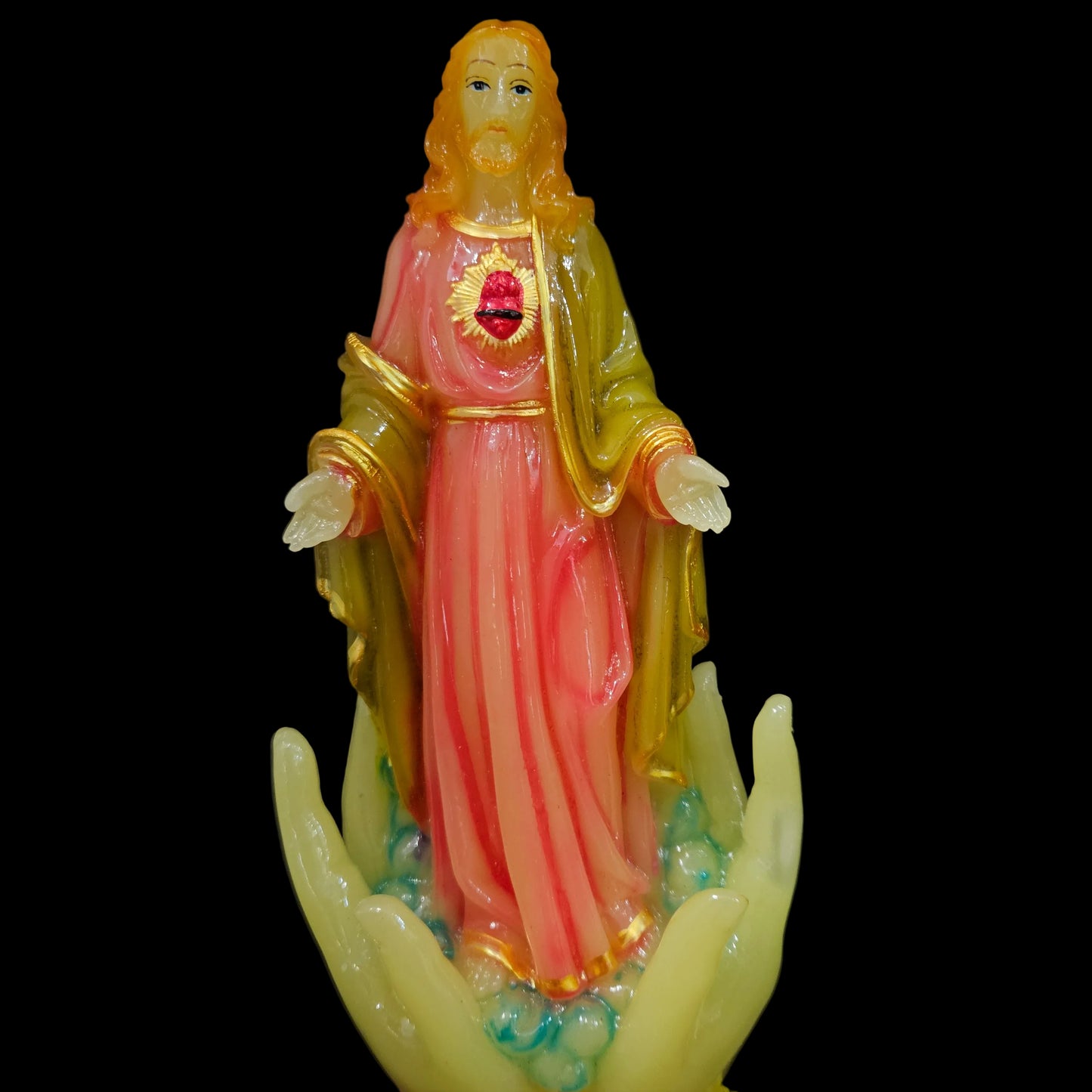 Jesus Sculpture in hands Statue showpiece Figurine
