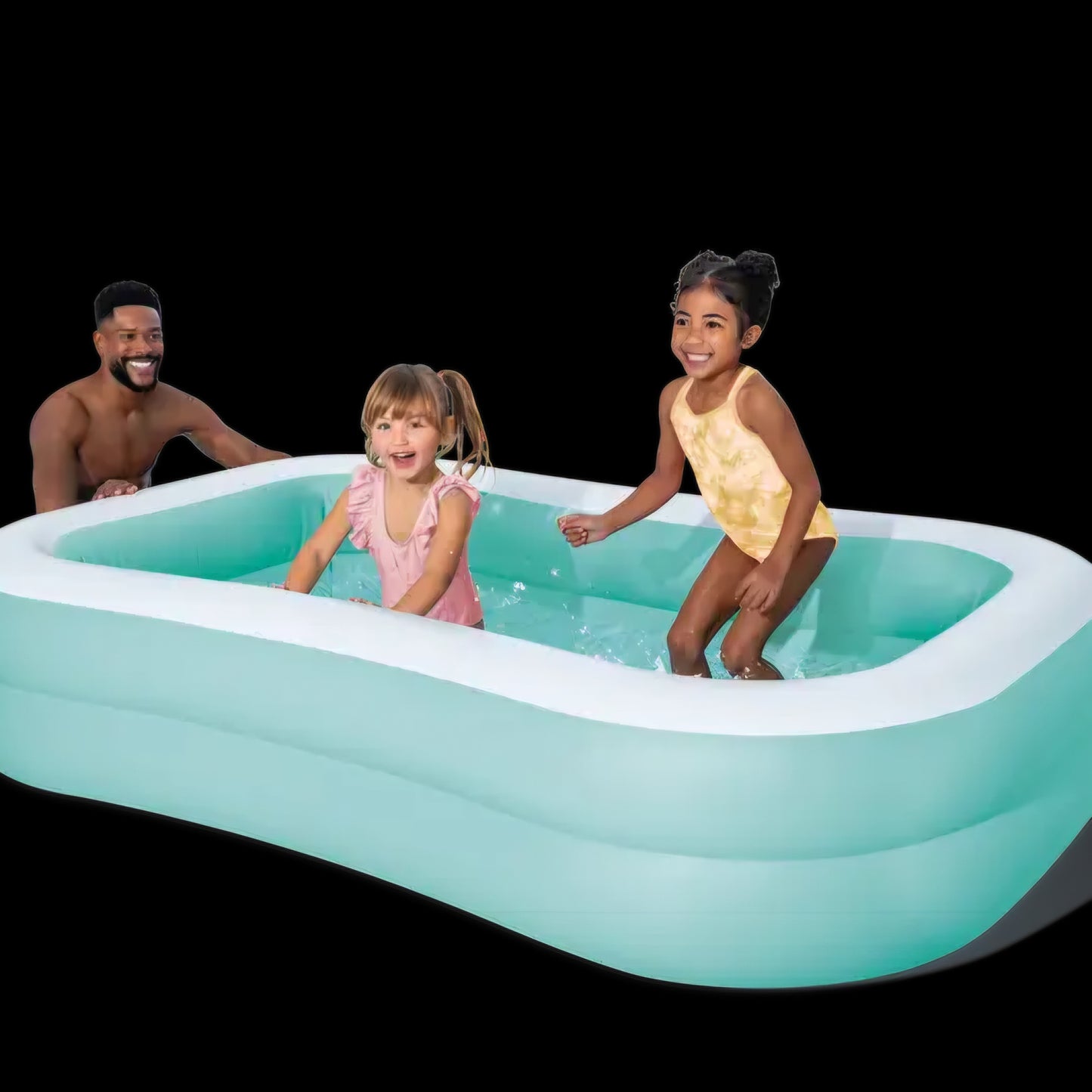 Intex wet set medium size Rectangular Pool for Kids above 3years Bath Kiddie Pool for Summer Play Pool