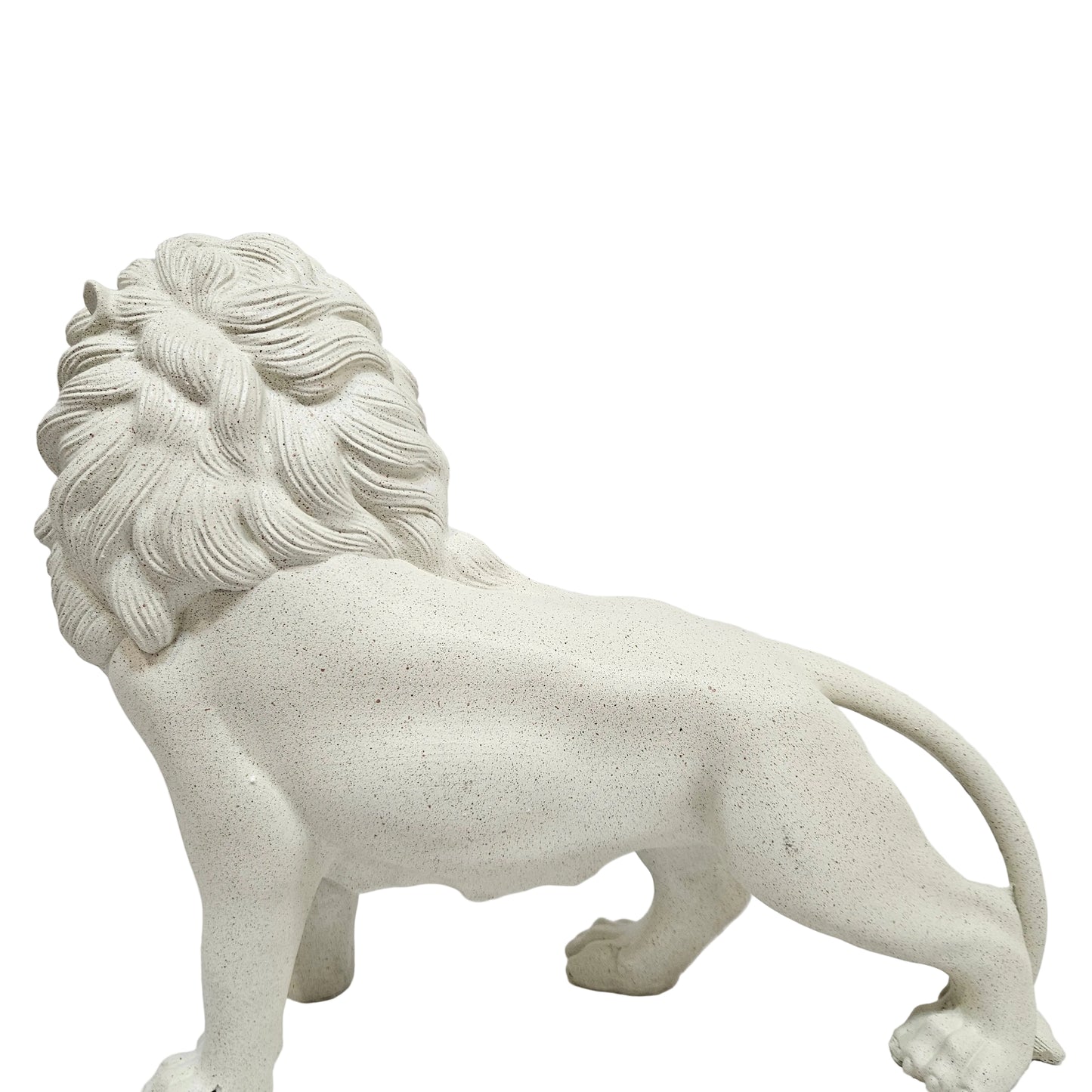 Standing guardian lion statue, which is a classic architectural and entryway accent pieces Showpiece Figurine