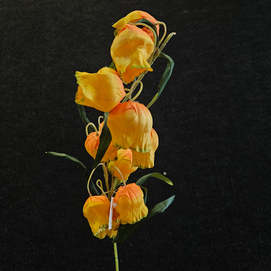 Sandersonia aurantiaca Artificial banquet single flower stems for Home,Garden & Office Decoration