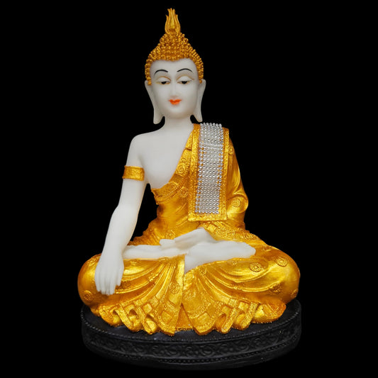 Blessing Buddha Statue showpiece Idol Home Decoration Items for Living Room/Buddha Large Statue Showpiece for Living Room