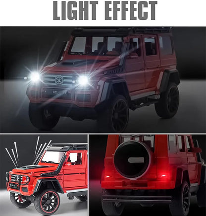 Mercedes-Benz G RC Car, 1:22 Scale,Die-Cast Model with Openable Doors, Lights and Smoke Effects, Toy
