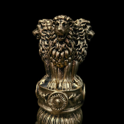 Handcrafted Ashoka Pillar Idol Pillar Statue Showpiece for Car Dashboard Home Office Decor Table Showpiece Corporate Gifting
