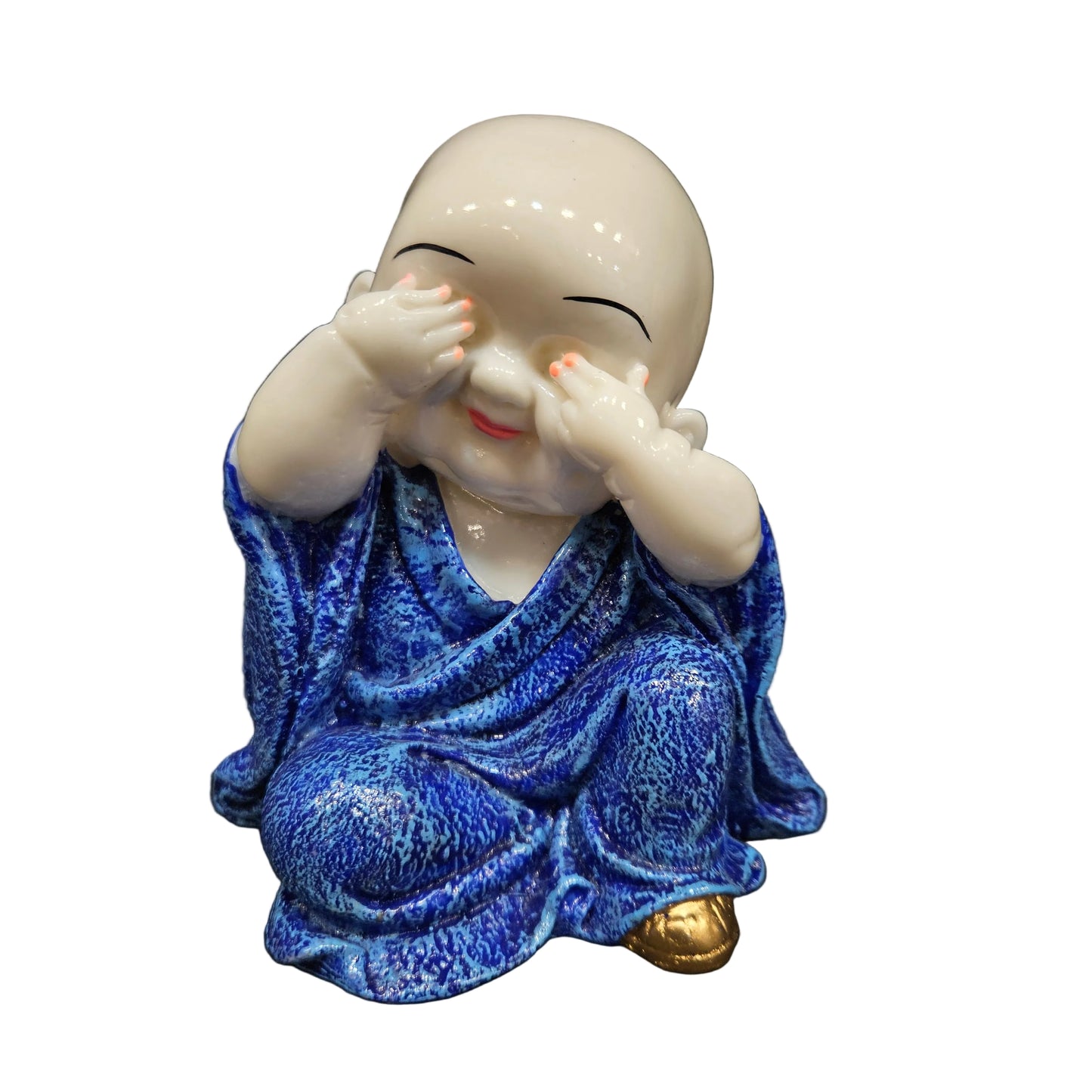 Marble Dust Polyresin small monk's 3pcs set Idol Statue Showpiece Figurine