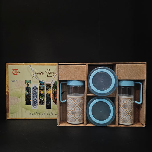 Topaz & crystals juice lounge Exclusive 4 pieces gift set perfect for Return gifting purpose