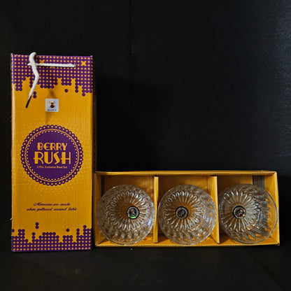 Kanch Rush 3 pieces Exclusive galss bowl set
