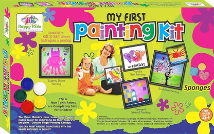 My first painting Kit special Kit for Kids to learn different techniques of painting painting Kit contains child safe non toxic paints