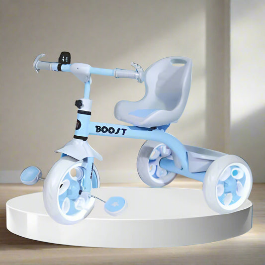 Dash Star Boost Tricycle with Storage Basket and Wide Seat Tricycle
