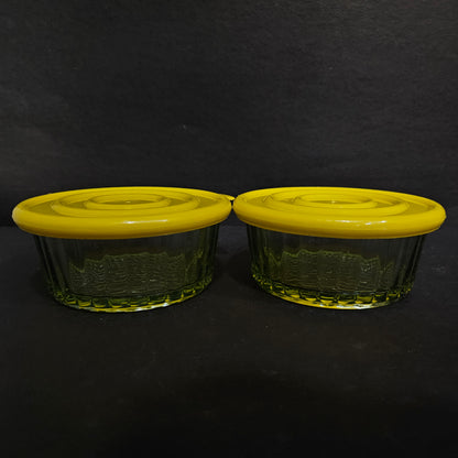 Candy crush gift that make memories 2 piece set glass designer Storage container with Lid for Return gift