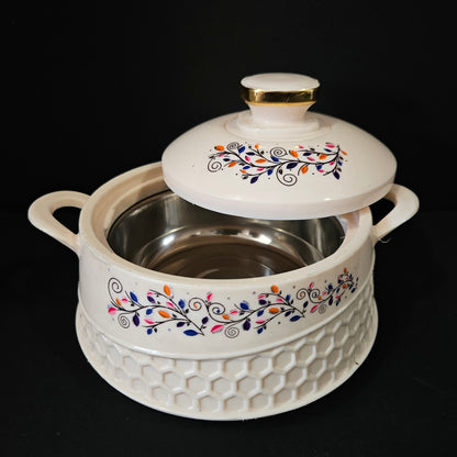 Tasva Allure Insulated casserole Bpa free,Quality assured Stainless Steel hot pack