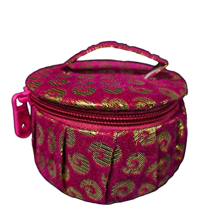 Bangle & jewellery Organizer Zipper Box for Showcase Bangles & jewellery Organizer