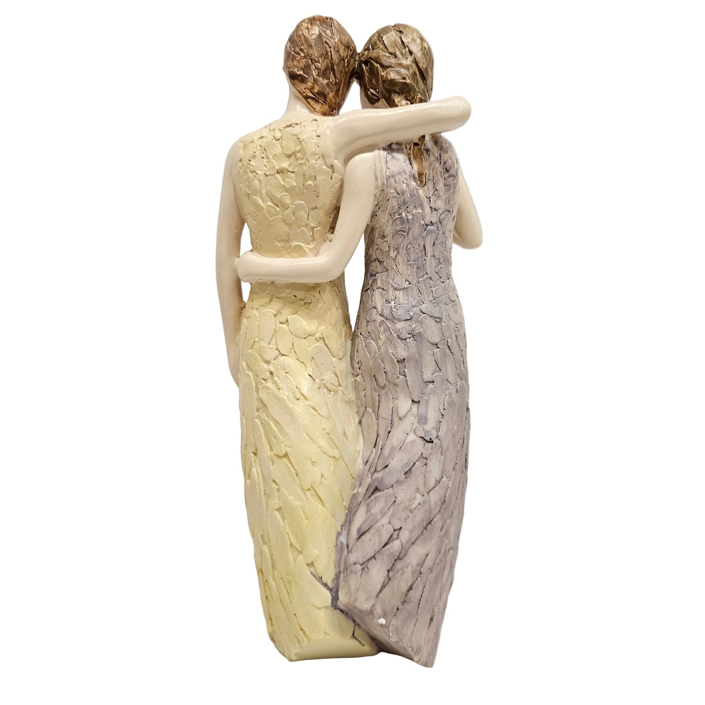 Polyresin Sisters Idol Statue Showpiece for Home Decor Decoration and Gifting