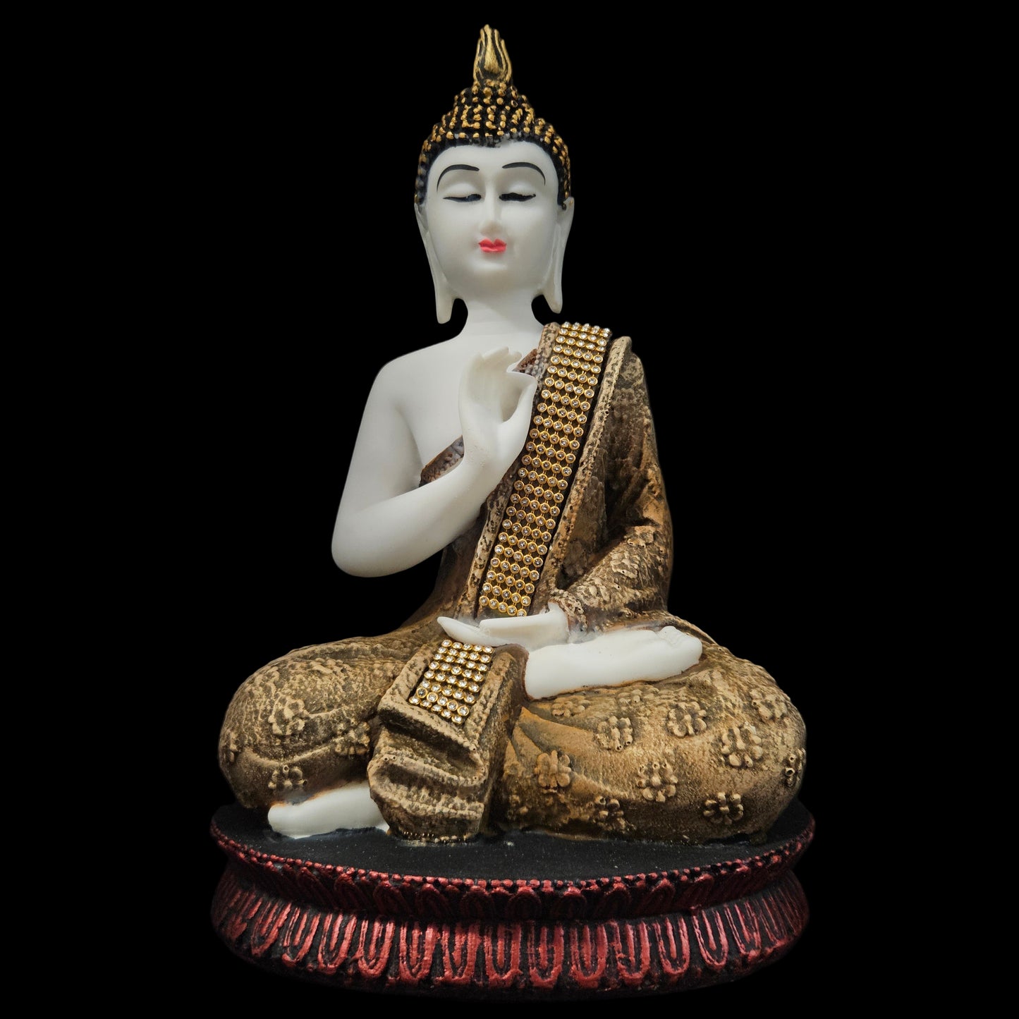 Meditating Blessing Buddha with attractive Statue Figurine Decorative for Home & Office