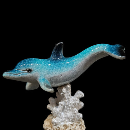 Ceramic Dolphin Showpiece Figurine for car dashboard, Office desk & home Decor