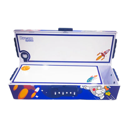 Characters Themed Pencil Box Chest Pencil case statonary Box with Multiple Compartment,with Combination Lock for kids return gifting