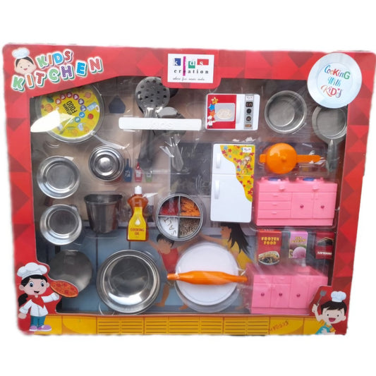 Cooking with Kids Steel Kitchen Set Toy for kids