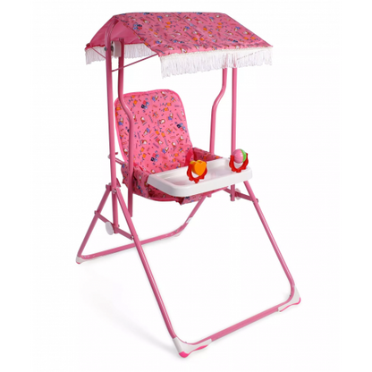 Mother touch garden Swing chair with sunroof protection,safety belt,cushion seat & adjustable stand chair for babies