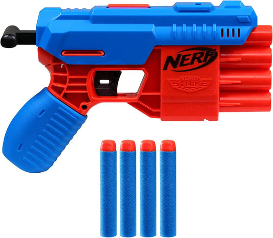 Nerf Alpha Strike Claw Blaster, 4-Dart Blasting, Easy to Load,Darts, for 8 years above Guns & Darts
