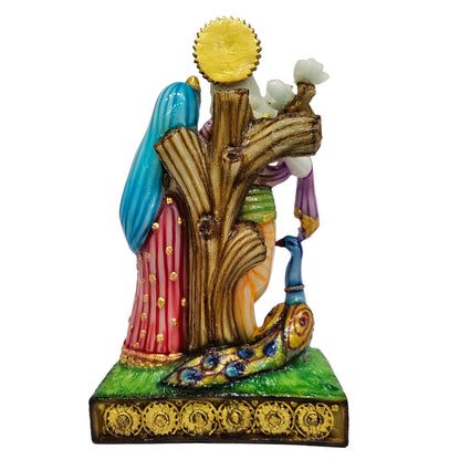 Radha Krishna Sculpture Art Print Handcrafted statue Showpiece Figurine for Home & Office Decor