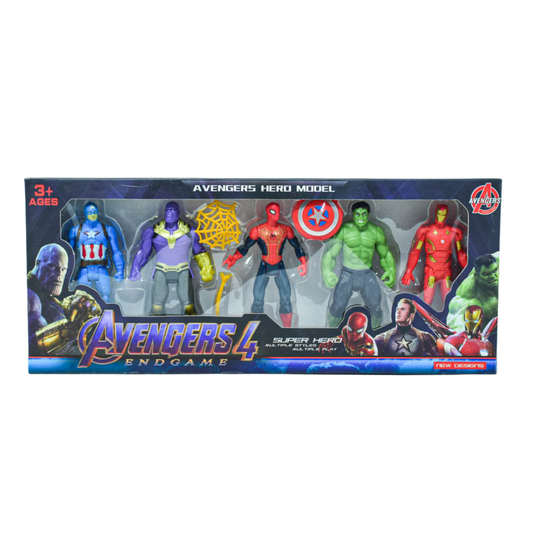 Avengers4 end game Action Figures 5pcs set for kids above 3 years