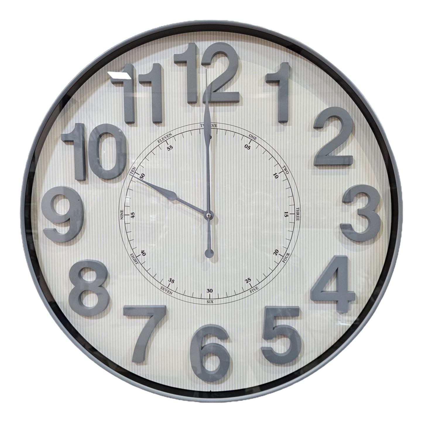 Classy Dial Clock Out Silent Clock Round Large Decorative Wall Clock for Living Room Bedroom