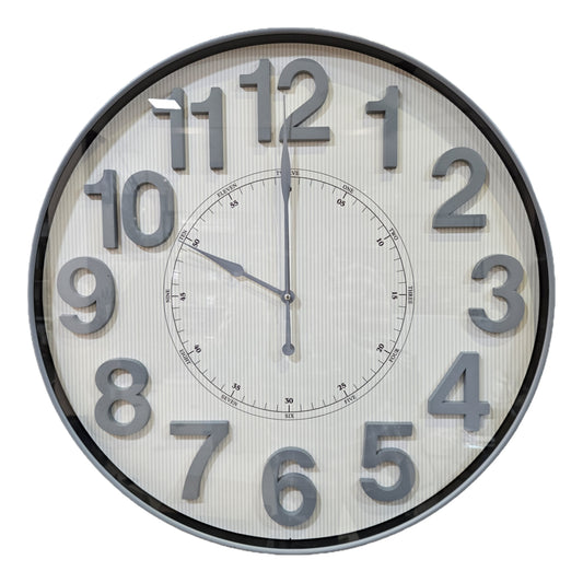Classy Dial Clock Out Silent Clock Round Large Decorative Wall Clock for Living Room Bedroom