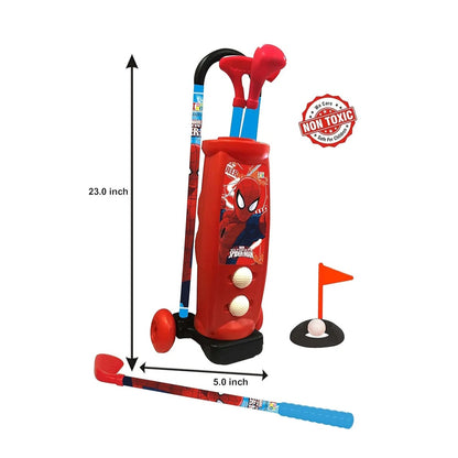 IToys Marvel Spiderman golf set for kids