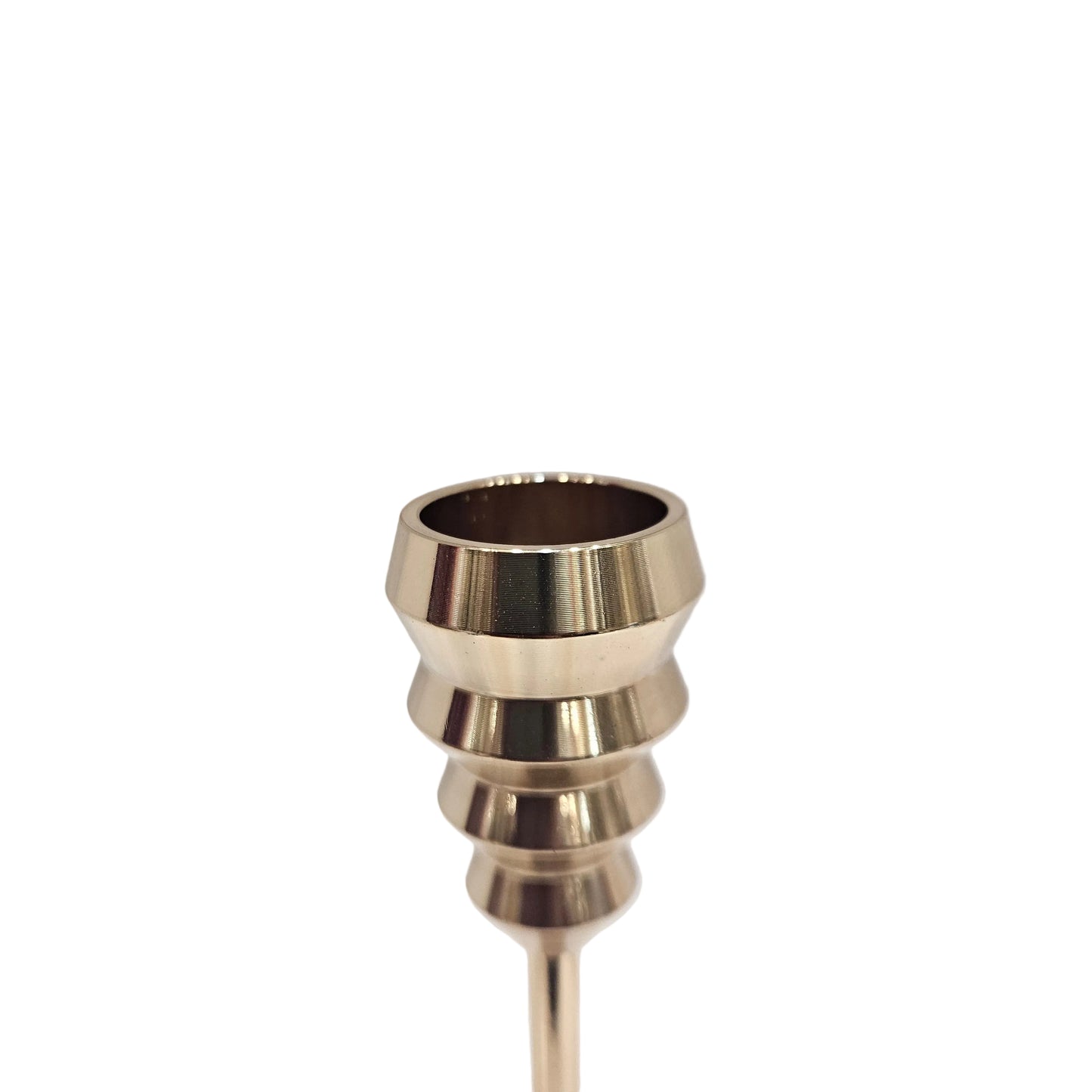Golden Candle Holder  Multisized Candle Holders for Aesthetic Home Decor, Dining Table Decor, Bedroom Decor & Bathroom Decor - Great for Christmas Gifting & More