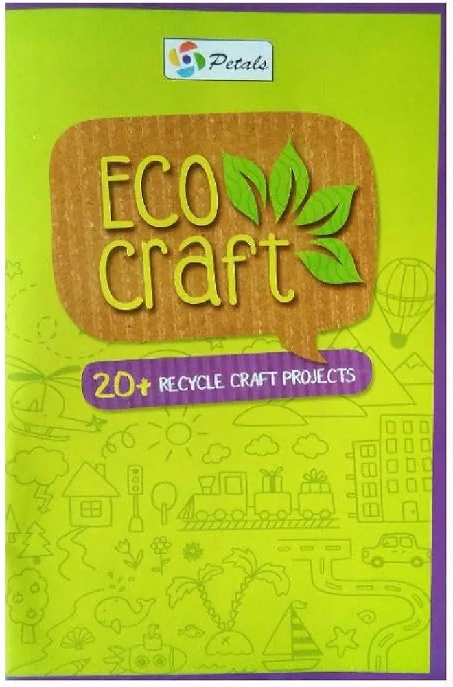 Eco Craft Kit - 20 Plus Recyclable Craft Products for Kids 5+ Age.