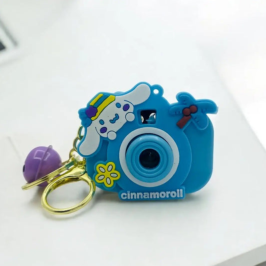 Mini camera Keychain with built-in Projector for kids