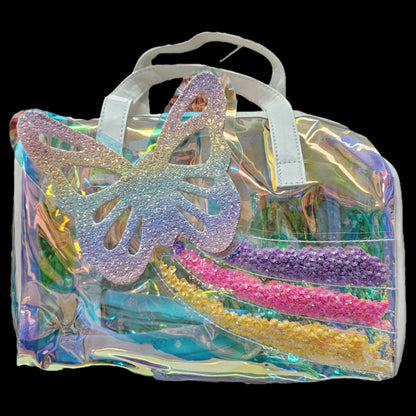 Premium quality holographic rainbow duffle bag for kids