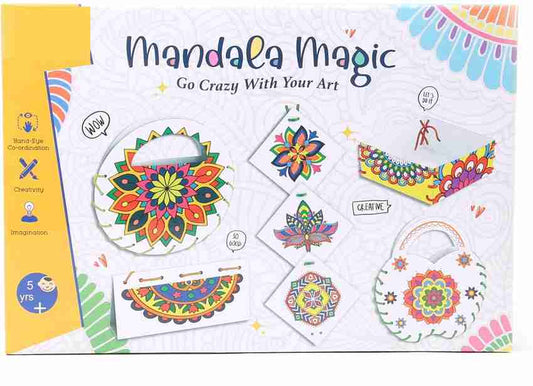 Magic mandala go crazy with your art for hand eye coordination and creative imagination art kit