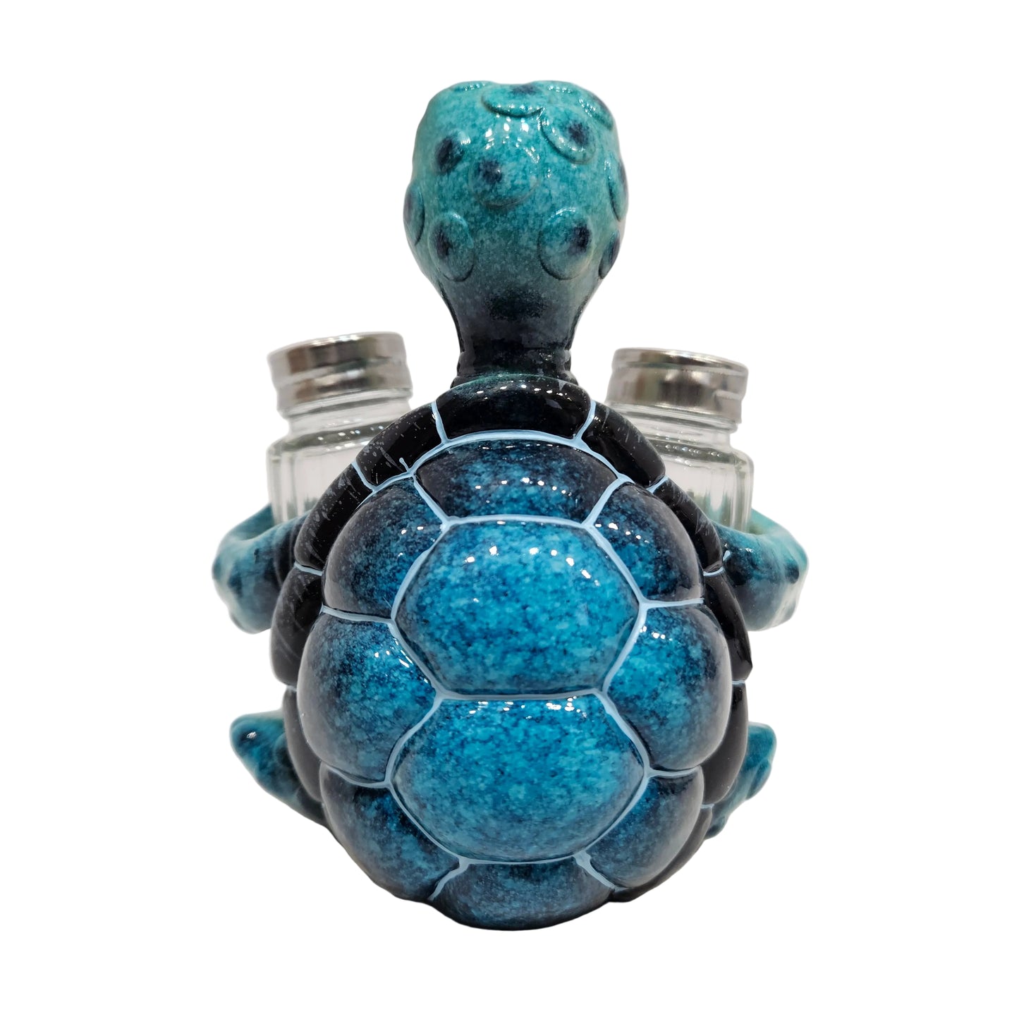 Sea Turtle With Salt and Pepper Shaker Figurines Decorations Set with Holder Figurine for Beach Bar or Tropical Kitchen Decor Table Decorations For Home Gifts