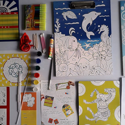 Modern Art Kit for Kids The Magic of Mandala Art, DIY Kit for Age 6+