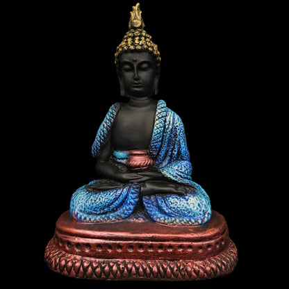 Handcrafted Meditating Samadhi Buddha Sitting Decorative Showpiece