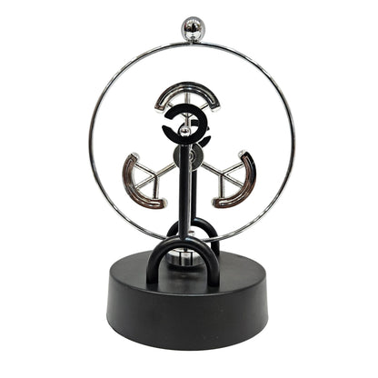 Kinetic Orbital Perpetual Motion Newton Pendulum Zinc Alloy Frame Physical Science Desk Toy Art for Office Home Decoration