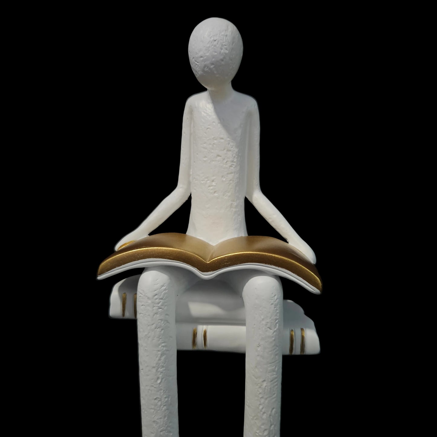 Reading Man Sculpture Showpiece Figurine
