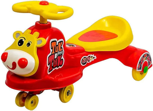 Panda tuk tuk ride on & Car for Kids with Music & Horn Steering, Push Car for Baby age1 to 3 Years