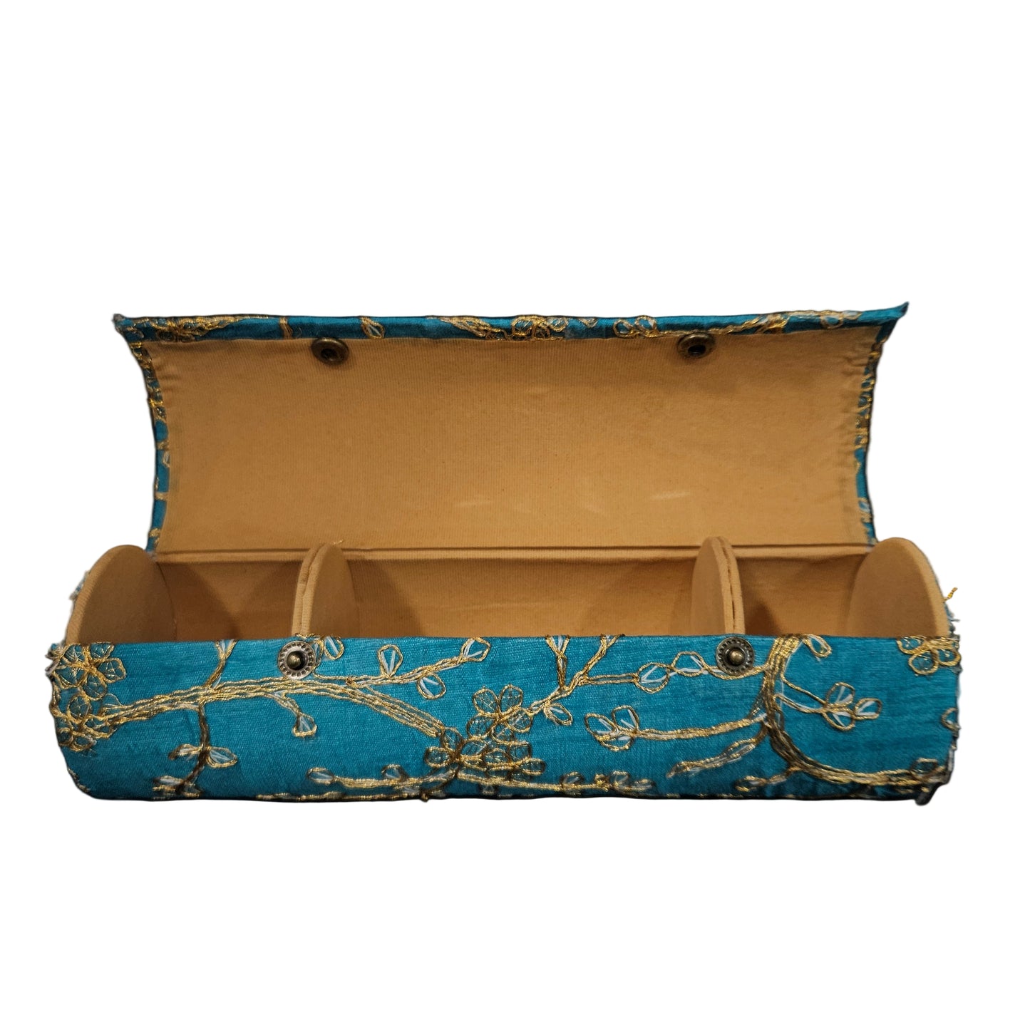 Designer Embroidered Bangle Organizer box for Women's