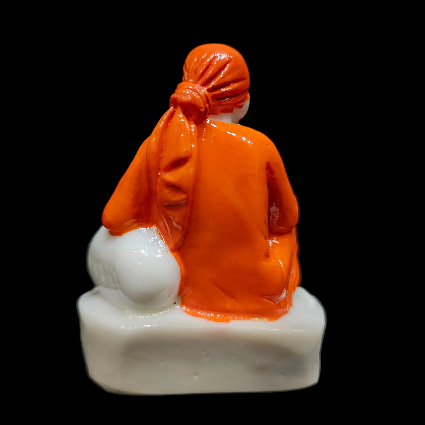 Shirdi Saibaba Desktop size small Marble Dust Idol for Pooja Room Statue for Home Worship