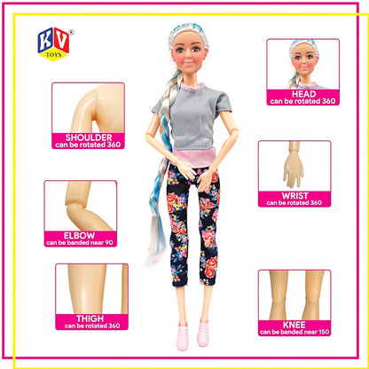 Alia Doll Set, Ultimate Doll Collection, Pet Lover Theme Sets with Pets and Other Accessories, Suitable for 3years and Above