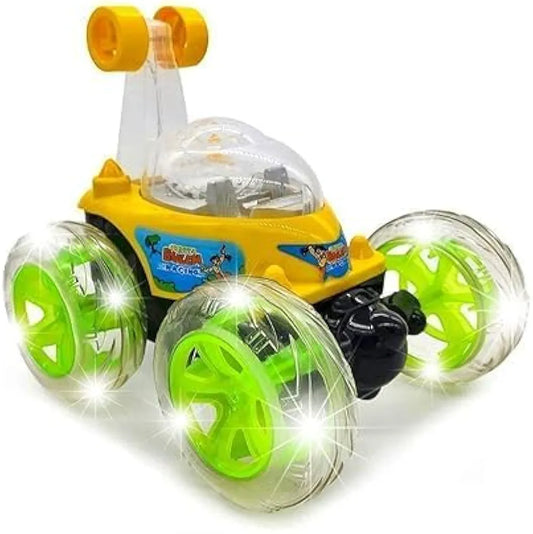 Remote Control 360° Degree Stunt Rotational/Stunt/Dancing/Musical/Dancing / 3D Light Rechargeable Toy for Kids SKU-Stunt