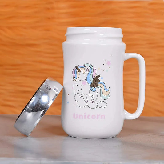 Unicorn mug.magic to your morning routine. With its unique design and sturdy handle stylish.