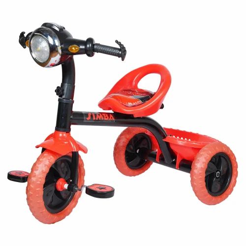 Dash star simba tricycle for kids with Parental control handle,storage Basket& cushion seat