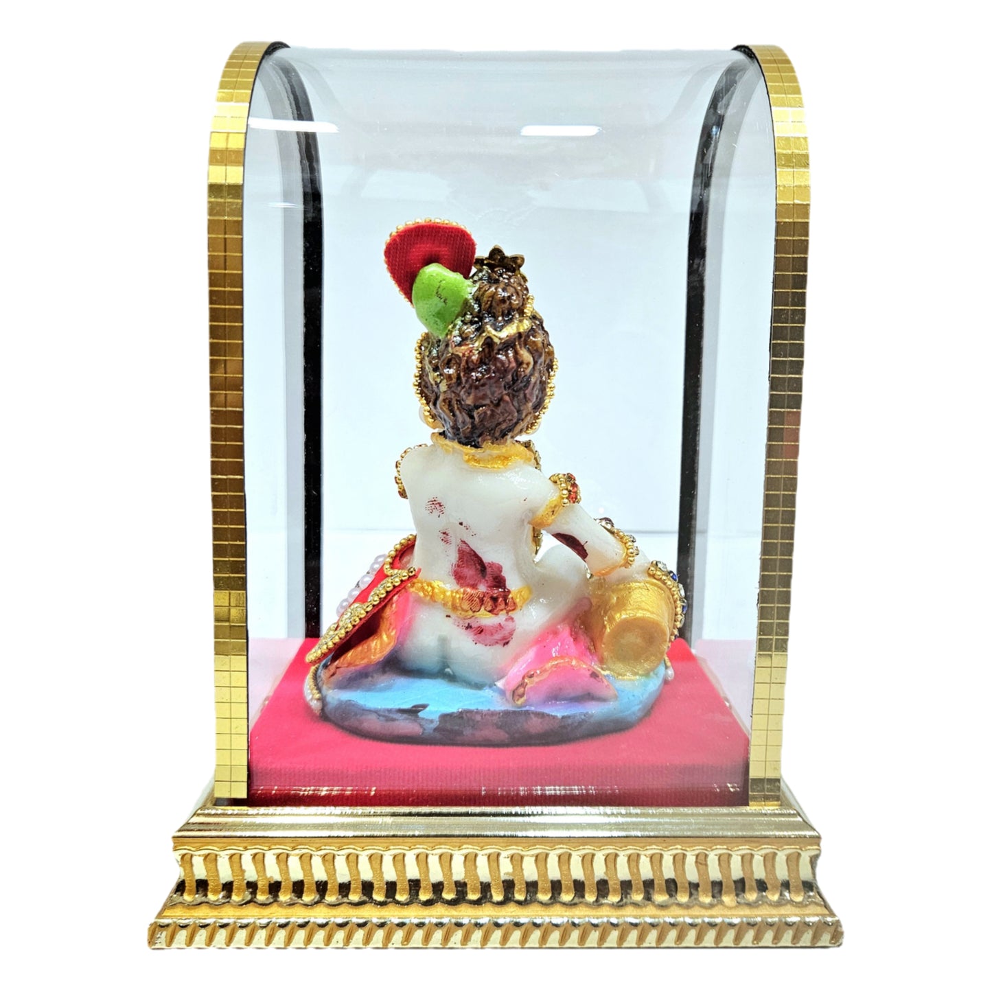 Little Krishna makhan Polyresin stones decorative cabin idol Showpiece Figurine