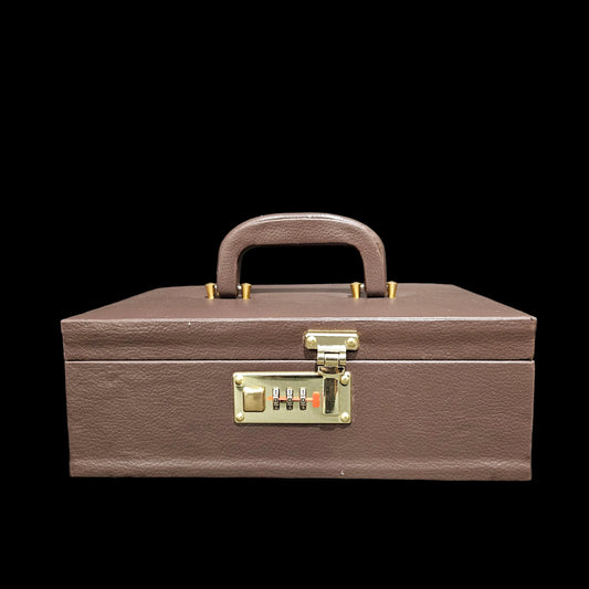 Leather Small Jewellery Box, Travel Portable Jewellery Case for Ring, Pendant, Earring, Necklace, Bracelet Organizer Storage Holder Boxes