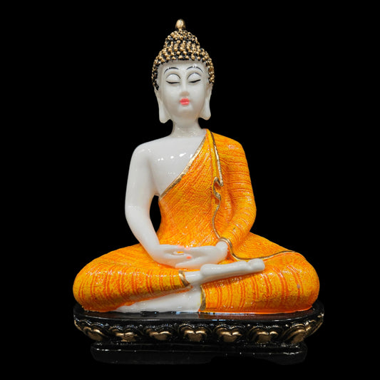 Meditating Sitting Buddha Statue showpiece Idol Home Decoration Items for Living Room Decor and Gifts
