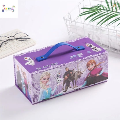54 Art Set Crayon Oil Paint Colour Pencil Colour Marker Pencil Melukis Mainan Drawing Kid Draw Lukis Toy Play