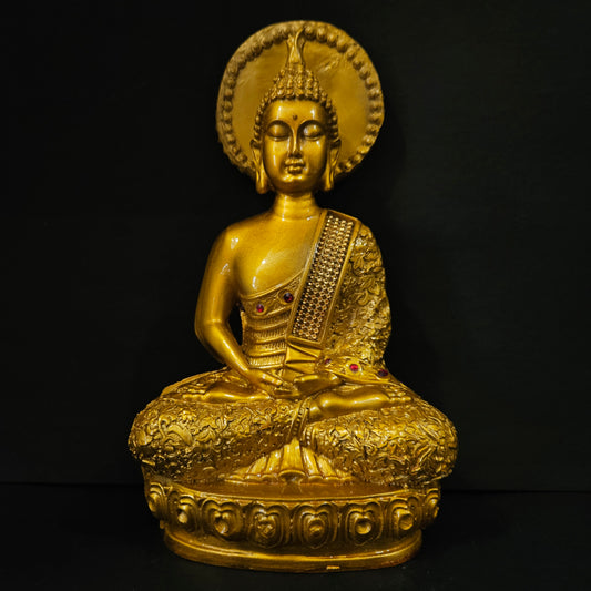 Gautam Buddha Statue decorated with attractive stones Beautiful Showpiece idol for Home decor