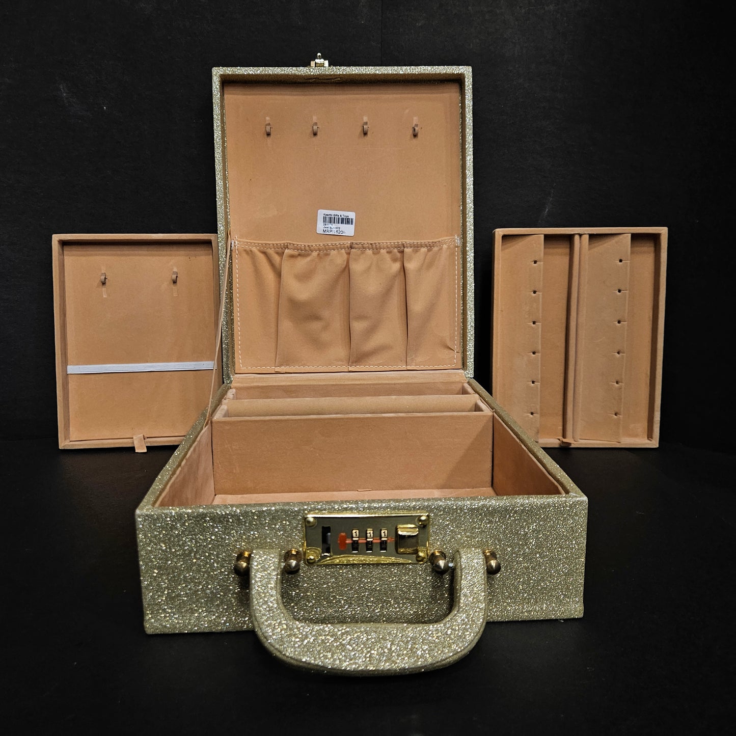 Wooden single Rod Bangle Case Gift Wedding Box Organizer Stylish Travel Storage Designer Double layer Bridal Jewellery Box For Women's